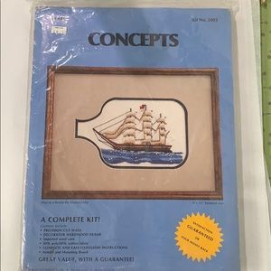 Concepts Ship In A Bottle By Sharon Lima Crewel